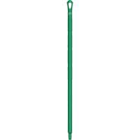Ultra Hygiene Handle, Broom/Brush/Pad Holder/Scraper/Squeegee, Green, Standard, 40" L Cam Industrial