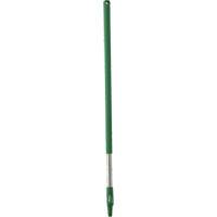 Handle, Broom/Brush/Pad Holder/Scraper/Squeegee, Green, Standard, 40" L Cam Industrial