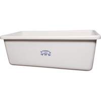 Transport Storage Tub, Plastic, White Cam Industrial