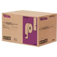 Pro Select&reg; Toilet Paper, Jumbo Roll, 2 Ply, 900' Length, White Cam Industrial