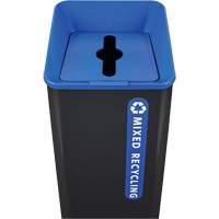 Bac de recyclage mixte Sustain, Vrac, Plastique, 23 gal. US Cam Industrial
