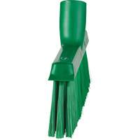 Balai biseaut&eacute; avec pas de vis inclin&eacute;, Crins Moyen, 10", Polyester, Vert Cam Industrial