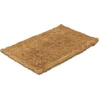 Indoor/Outdoor Coco Mat, Scraper, 1-1/2' x 2-1/2' x 1-3/8", Natural Cam Industrial