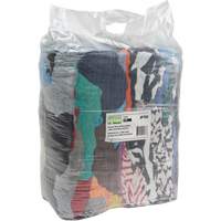 Recycled Material Wiping Rags, Cotton, Mix Colours, 25 lbs. Cam Industrial