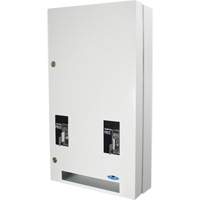 Surface Mounted Double Napkin/Tampon Vendor Cam Industrial