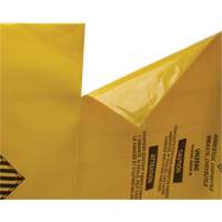 Hazardous Waste Liners, Asbestos, 40" L x 26" W, 3 mils Cam Industrial
