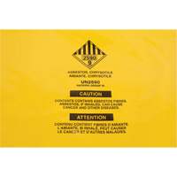 Hazardous Waste Liners, Asbestos, 40" L x 26" W, 3 mils Cam Industrial