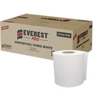 White Paper Towels, 1 Ply, Centre Pull Cam Industrial