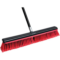 Squeegee Broom with Handle, 24", Medium, PVC Bristles Cam Industrial