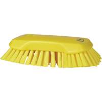 Brosse &agrave; main, Soies Tr&egrave;s ferme, Longueur de 9-1/10", Jaune Cam Industrial