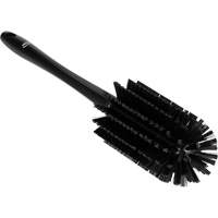 Medium Brush with Handle, Stiff Bristles, 17" Long, Black JQ190 | Cam Industrial