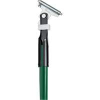 Green Clipper Dust Mop Handle, Fibreglass, 1" Diameter, 60" Length Cam Industrial