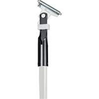 White Clipper Dust Mop Handle, Fibreglass, 1" Diameter, 60" Length Cam Industrial