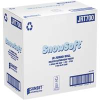 Snowsoft Deluxe Bathroom Tissue, Jumbo Roll, 2 Ply, White Cam Industrial
