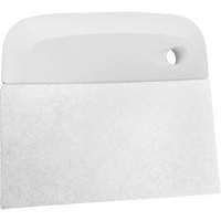 Flexible Stainless Steel Dough Cutter/Scraper, White, 4-1/2" W x 5-3/4" L Cam Industrial