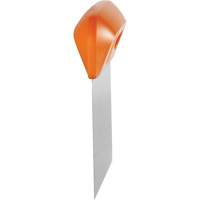 Flexible Stainless Steel Dough Cutter/Scraper, Orange, 4-1/2" W x 5-3/4" L Cam Industrial
