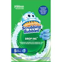 Pastilles nettoyantes pour toilettes Scrubbing Bubbles Drop-Ins, 200 g, Tampon Cam Industrial
