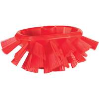 Brosse UST pour cuves, Soies Ferme, Longueur de 7-1/2", Rouge Cam Industrial