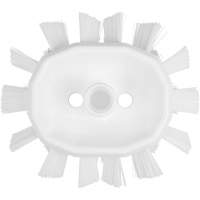 Brosse UST pour cuves, Soies Ferme, Longueur de 7-1/2", Blanc Cam Industrial