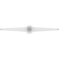 Table & Floor Scraper, White, 9-3/5" W x 1-1/5" L Cam Industrial