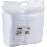 Wiper Rags, White, 10 lbs. Cam Industrial