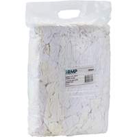 Wiper Rags, Fleece, White, 10 lbs. Cam Industrial