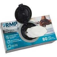 Lingettes nettoyantes extra-larges, 80 lingettes, 8" x 8" Cam Industrial