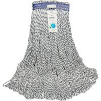 Candy-Striped Mop Head, Floor Finishing, Synthetic, Loop Style Cam Industrial