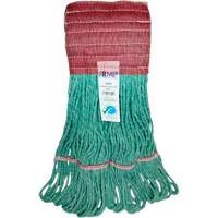 Wide-Band Mop Head, Antimicrobial/Floor Finishing/Specialty, Cotton/Rayon/Synthetic, Loop Style Cam Industrial