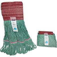 Wide-Band Mop Head, Antimicrobial/Floor Finishing/Specialty, Cotton/Rayon/Synthetic, Loop Style Cam Industrial