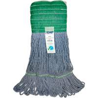 Wide-Band Mop Head, Antimicrobial/Floor Finishing/Specialty, Cotton/Rayon/Synthetic, Loop Style Cam Industrial