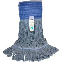 Wide-Band Mop Head, Antimicrobial/Floor Finishing/Specialty, Cotton/Rayon/Synthetic, Loop Style Cam Industrial