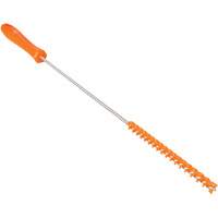 Brosse pour tubes, Soies Ferme, Longueur de 19-7/10", Orange Cam Industrial