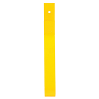 Rail Post, Steel, 10-3/4" L x 24" H, Yellow Cam Industrial
