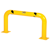 High Profile Machinery Guards, 4' W x 2' H, Yellow Cam Industrial