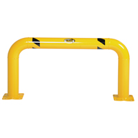 High Profile Machinery Guards, 4' W x 2' H, Yellow Cam Industrial