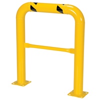 High Profile Machinery Guards, 3' W x 3.5' H, Yellow Cam Industrial