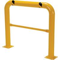High Profile Machinery Guards, 4' W x 3.5' H, Yellow Cam Industrial
