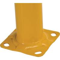 High Profile Machinery Guards, 4' W x 3.5' H, Yellow Cam Industrial