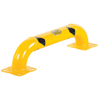 Low Profile Rack Guards, 3' W x 0.75' H, Yellow Cam Industrial