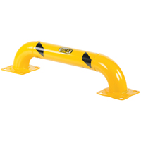Low Profile Rack Guards, 3' W x 0.75' H, Yellow Cam Industrial