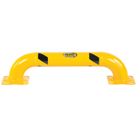 Low Profile Rack Guards, 3' W x 0.75' H, Yellow Cam Industrial