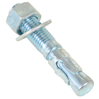 Wedge Bolt Anchor, Zinc Plated, 3/4" x 4-1/4" Cam Industrial