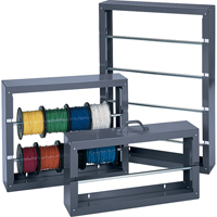 Wire Spool Rack - 1 Rod, 1 Rod, 6" W x 26-1/8" D x 10-3/8" H Cam Industrial