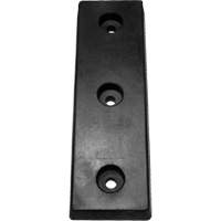 Molded Rubber Dock Guards, Rubber, 30" W x 4" D x 10" H Cam Industrial