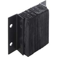Laminated Dock Bumpers, Horizontal, Rubber, 12" W x 4" D x 10" H Cam Industrial