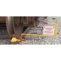 Single Rail Chock With Flag Rail Combo Cam Industrial