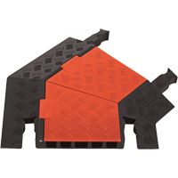 Protecteur de c&acirc;ble pour usage g&eacute;n&eacute;ral &agrave; 5 canaux Guard Dog, virage &agrave; droite Cam Industrial