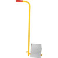 Cale de roues en aluminium avec poign&eacute;e, 7" la x 11-7/8" p x 7-11/16" h Cam Industrial