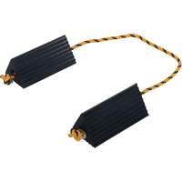 Airline Wheel Chock, 5" x 10" x 4-1/2", Black Cam Industrial